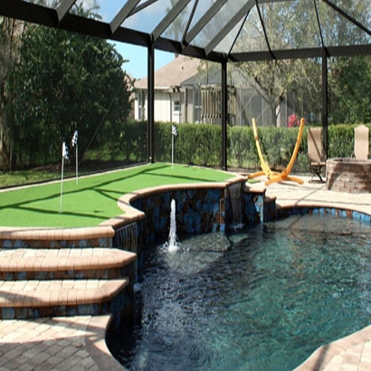 Fake Lawn Lake Lindsey, Florida Putting Greens, Backyard Pool