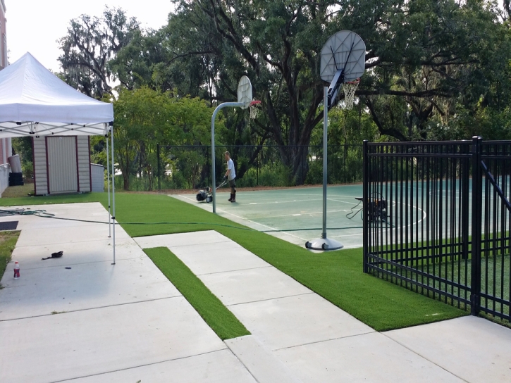 Artificial Grass Carpet Cypress Gardens, Florida Sports Turf, Commercial Landscape